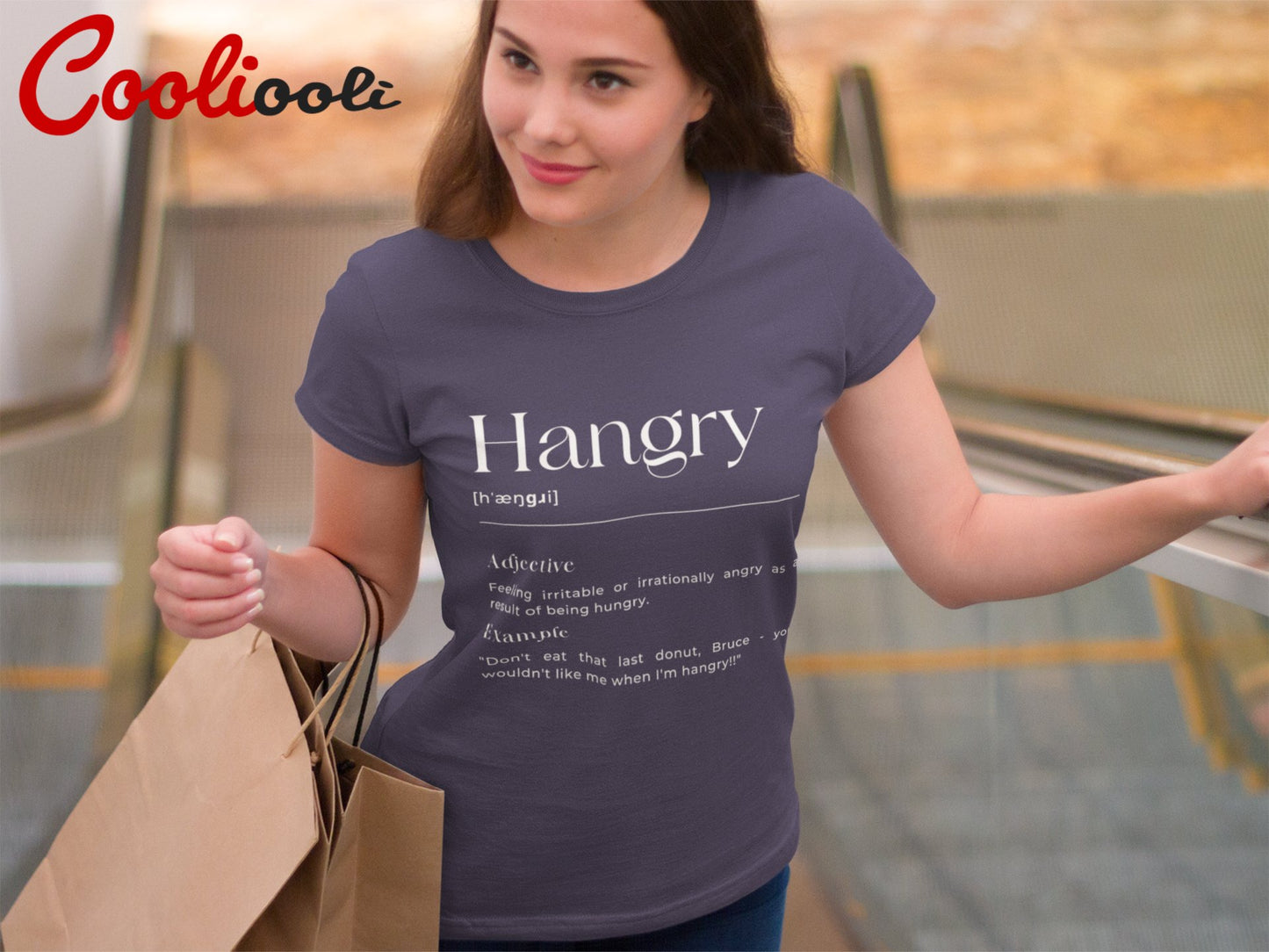 "Hangry" Dictionary Entry Humorous Tee - Cooliooli T-Shirt