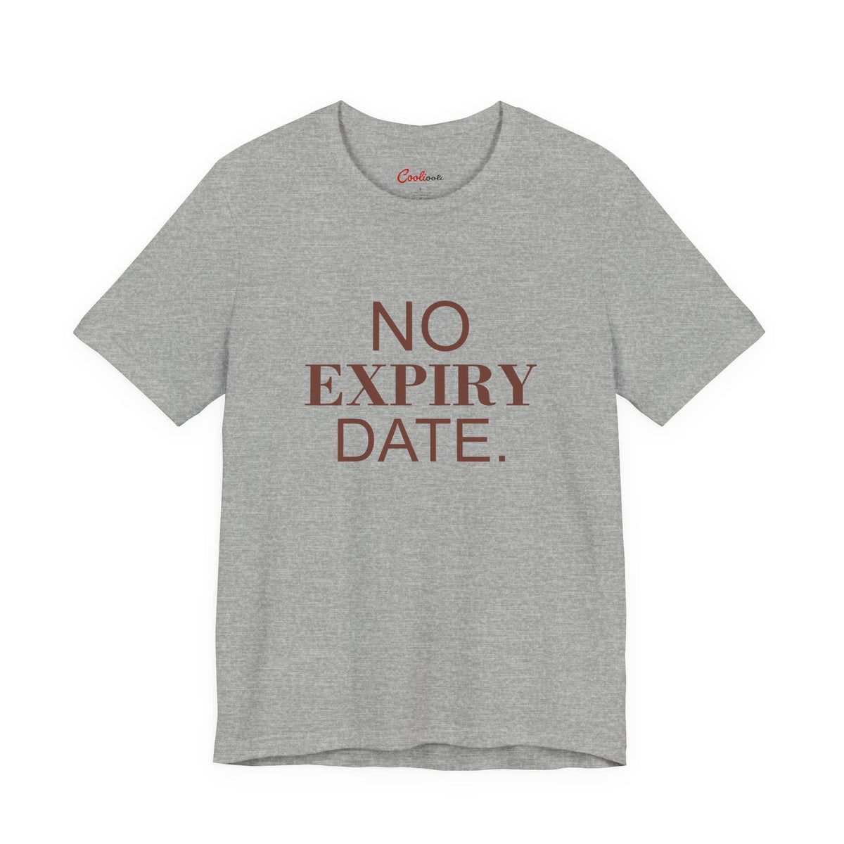NO EXPIRY DATE. Bella+Canvas 3001 T-shirt — Athletic Heather, accurate supplier front flat lay