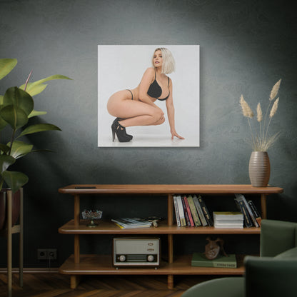HayleyJane Cox in Lingerie and High Heels, Seductive Pose
