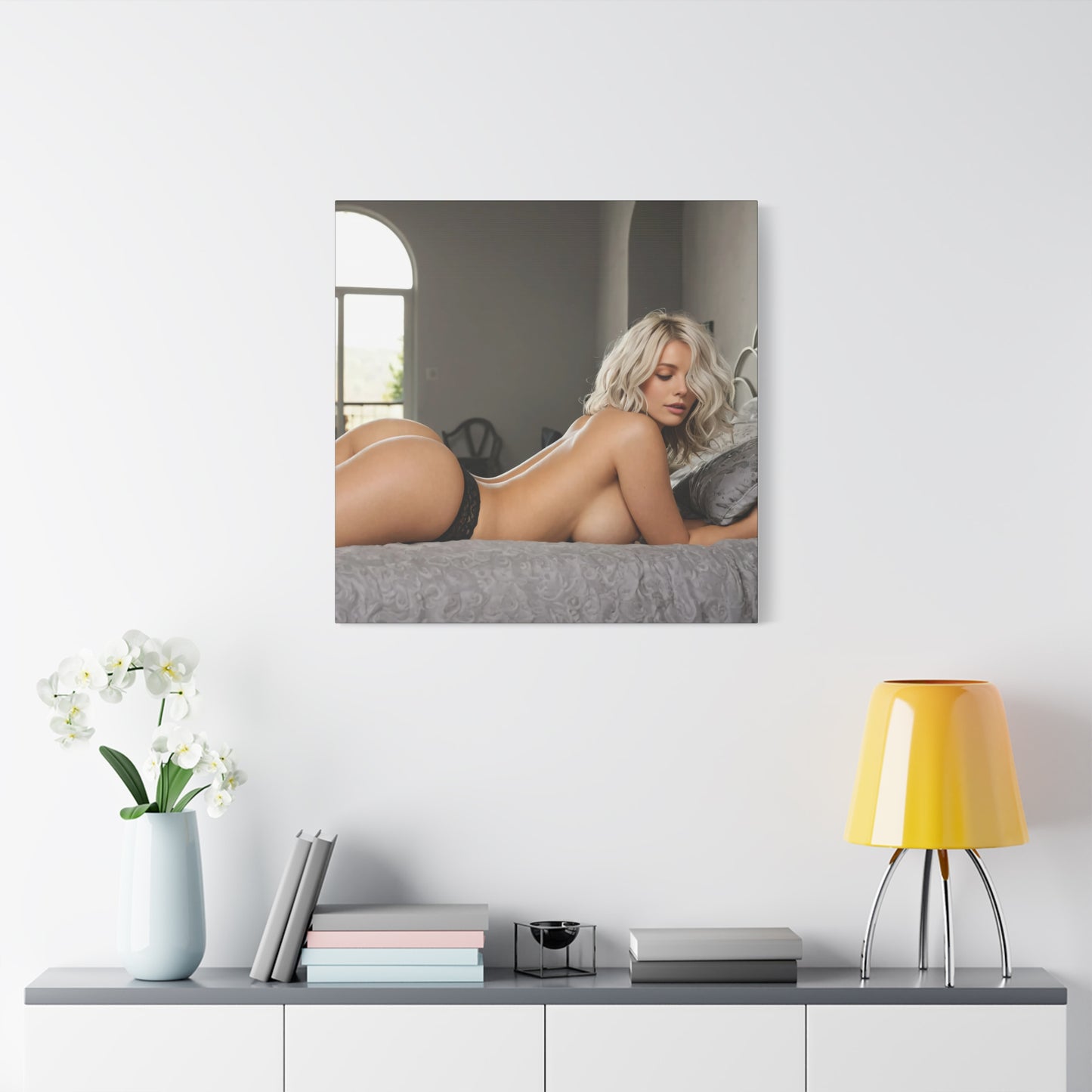HayleyJane Cox Ready and Waiting on the Bed