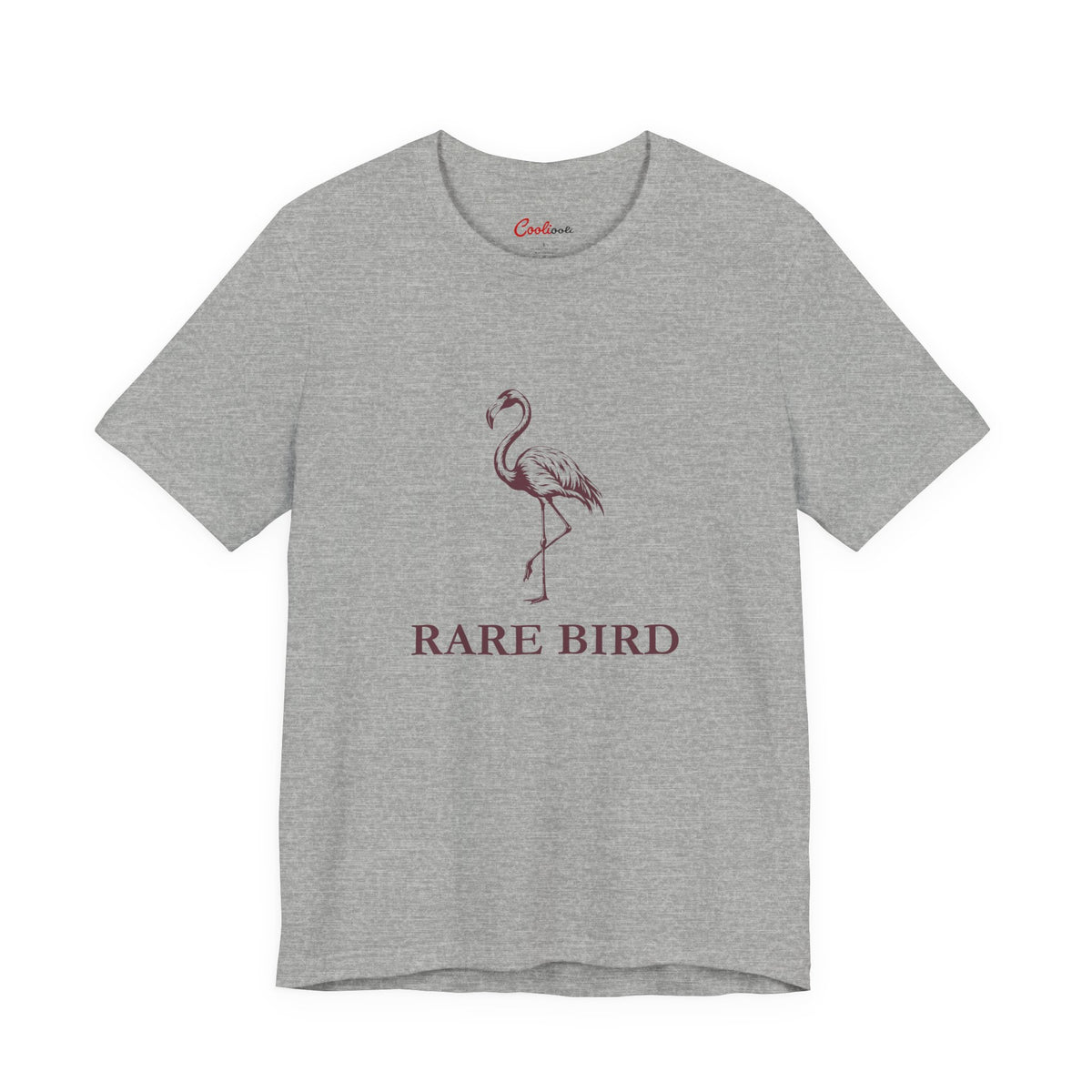 RARE BIRD — Athletic Heather Bella+Canvas 3001, accurate supplier front view