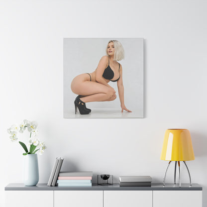 HayleyJane Cox in Lingerie and High Heels, Seductive Pose