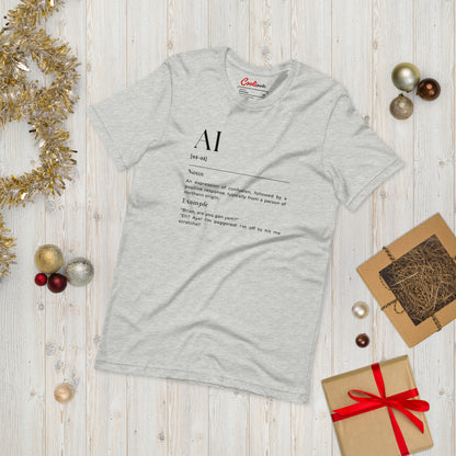 "AI" Geordie Dialect Dictionary Tee