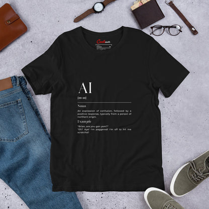 "AI" Geordie Dialect Dictionary Tee