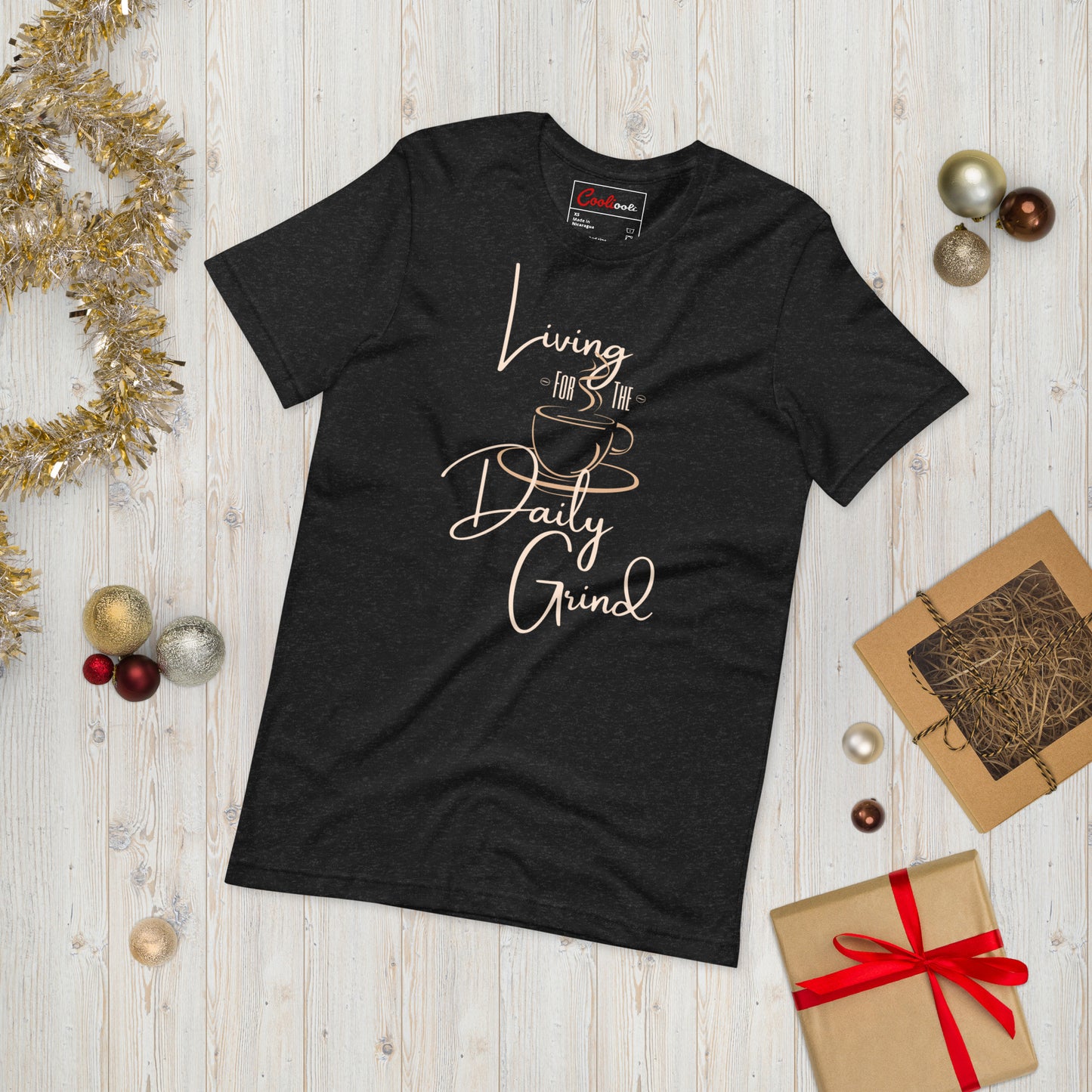 "Living For The Daily Grind" Coffee Tee