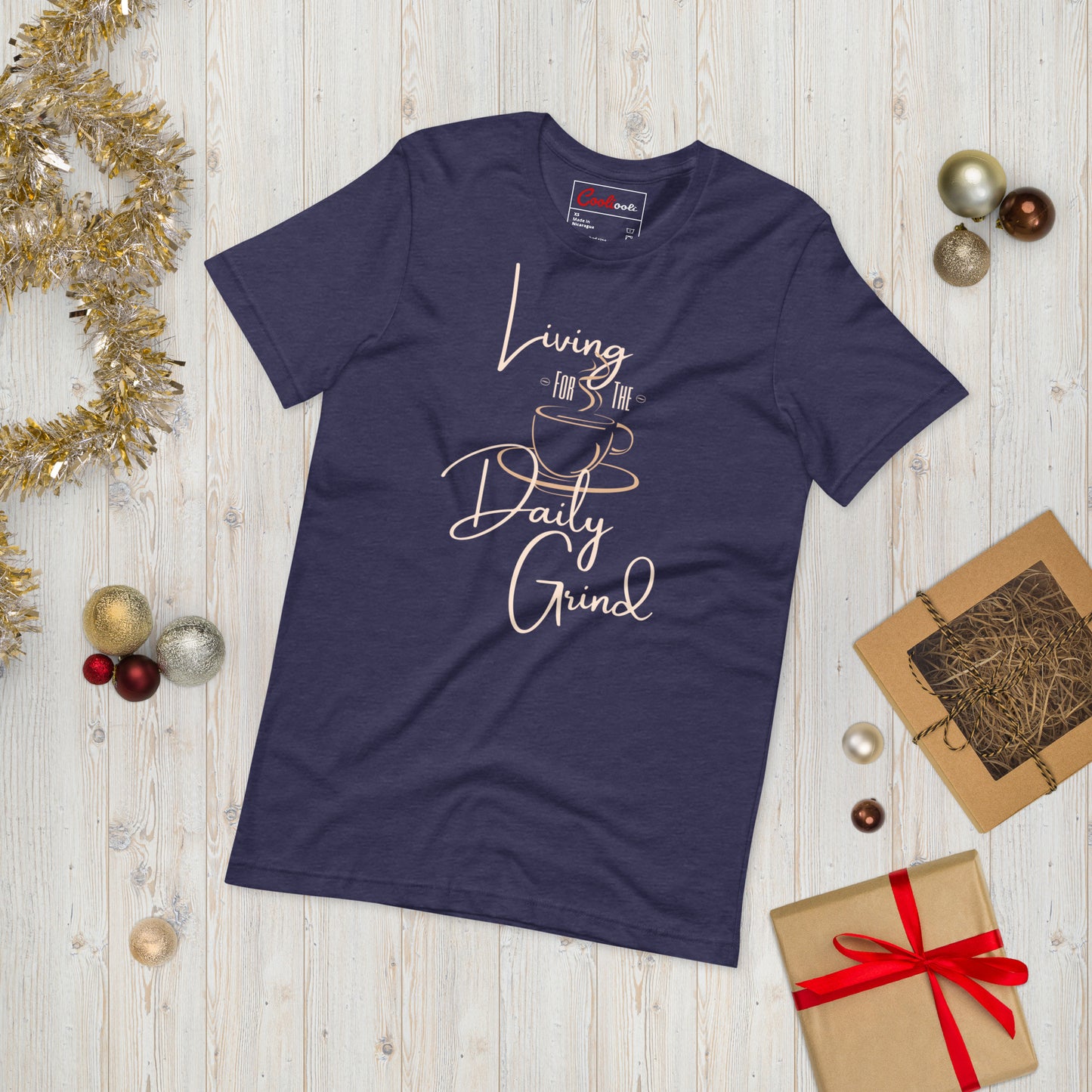 "Living For The Daily Grind" Coffee Tee