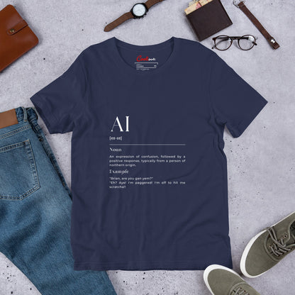 "AI" Geordie Dialect Dictionary Tee