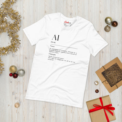 "AI" Geordie Dialect Dictionary Tee