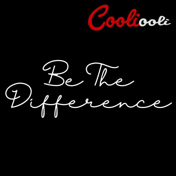 Be The Difference Affirmation Tee - Cooliooli T-Shirt