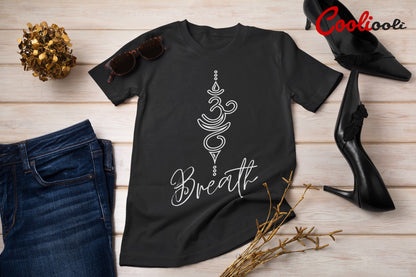 Breathe Symbol Spiritual T-Shirt - Cooliooli T-Shirt