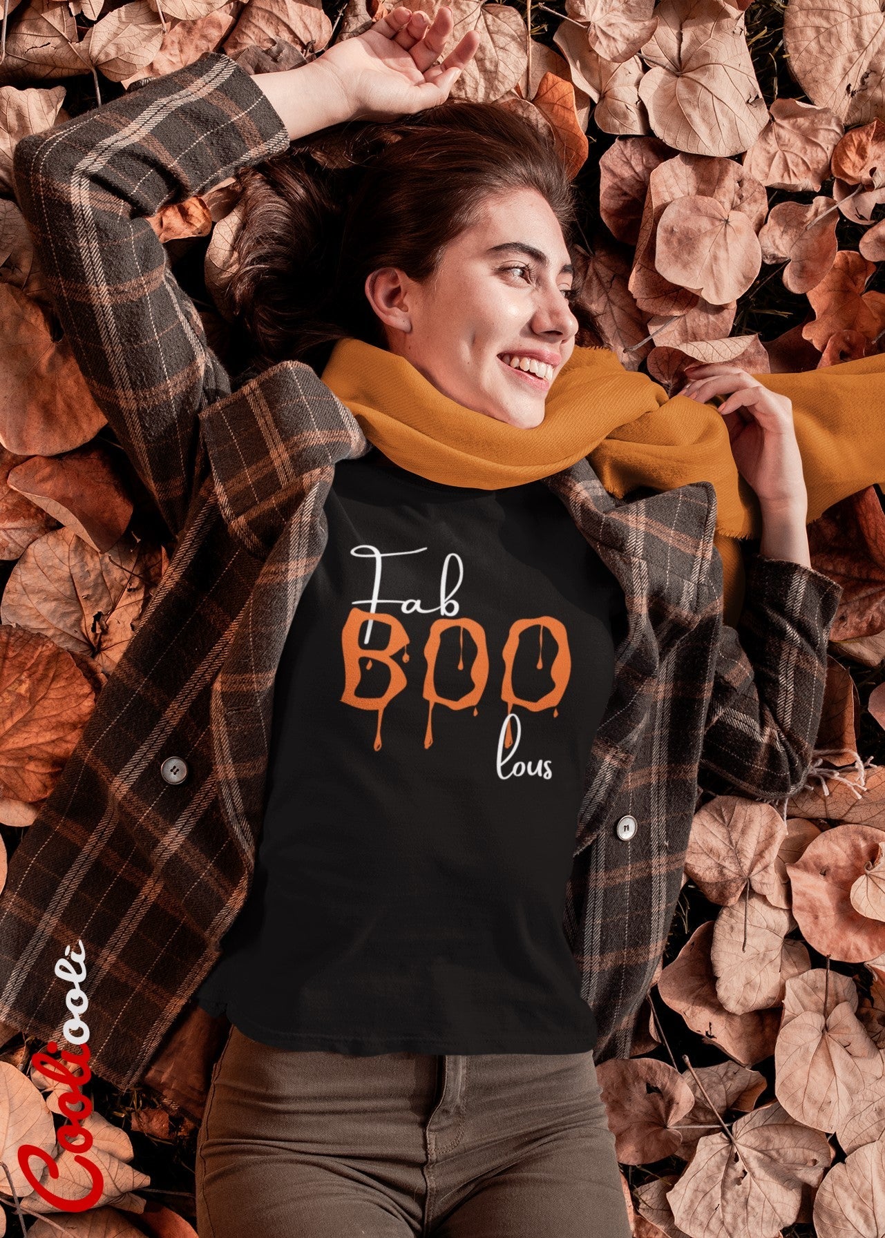 Fab-BOO-lous Statement Halloween Tee - Cooliooli T-Shirt