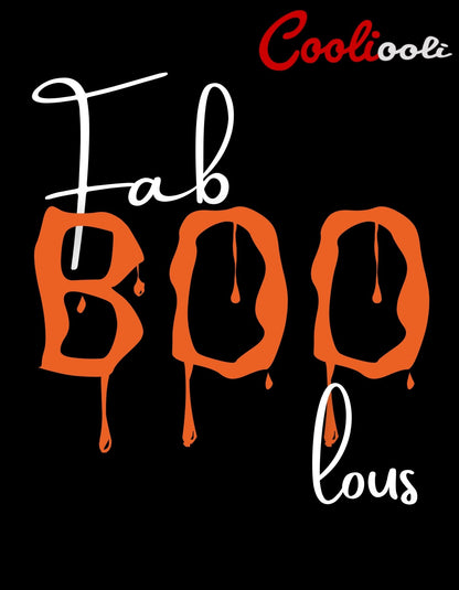 Fab-BOO-lous Statement Halloween Tee - Cooliooli T-Shirt