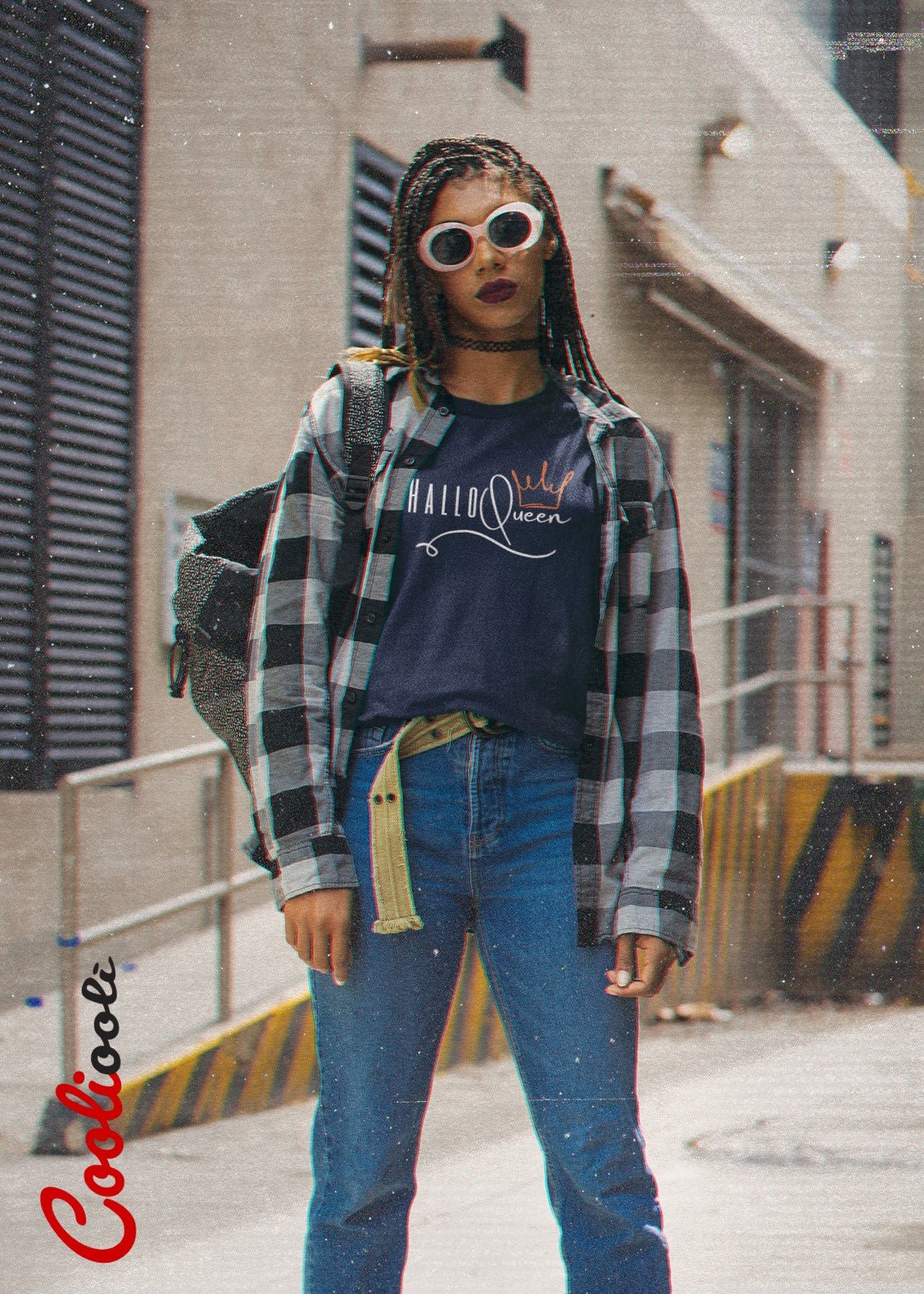 HalloQueen Halloween Graphic Tee - Cooliooli T-Shirt