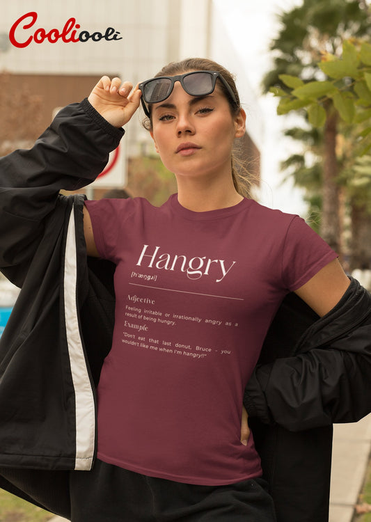 "Hangry" Dictionary Entry Humorous Tee - Cooliooli T-Shirt