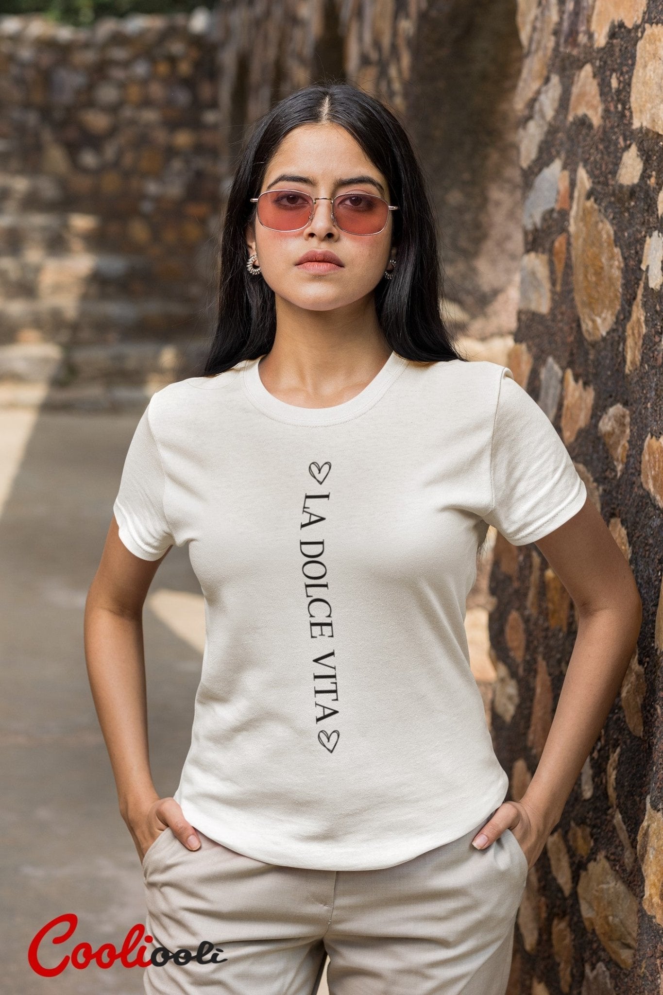 "La Dolce Vita" Summer Tee - Cooliooli T-Shirt