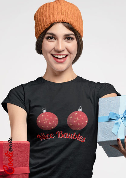 Nice Baubles - Holidays Tee - Cooliooli T-Shirt