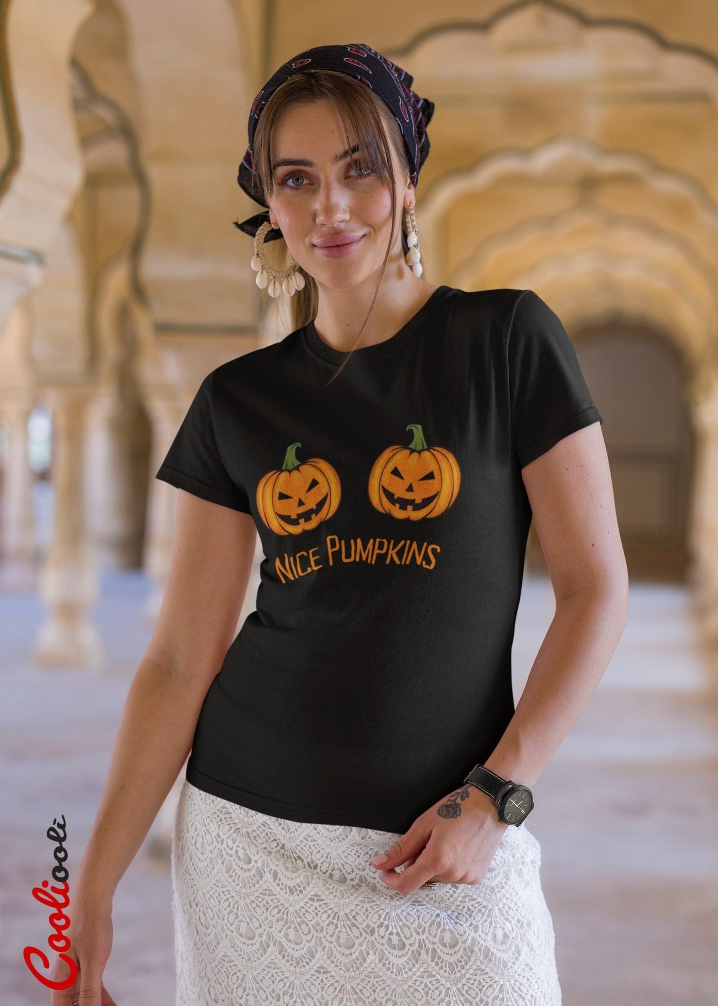 Nice Pumpkins Humorous Halloween Tee - Cooliooli T-Shirt