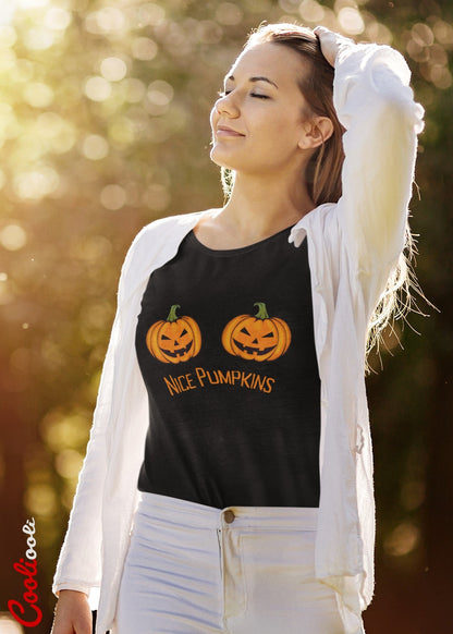 Nice Pumpkins Humorous Halloween Tee - Cooliooli T-Shirt