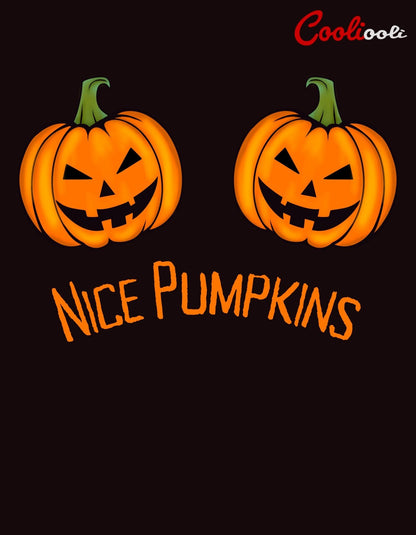 Nice Pumpkins Humorous Halloween Tee - Cooliooli T-Shirt