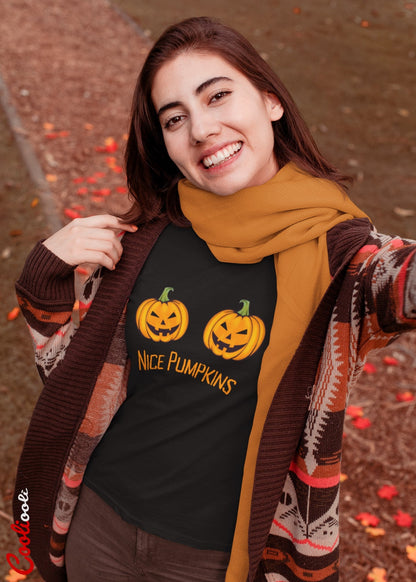 Nice Pumpkins Humorous Halloween Tee - Cooliooli T-Shirt