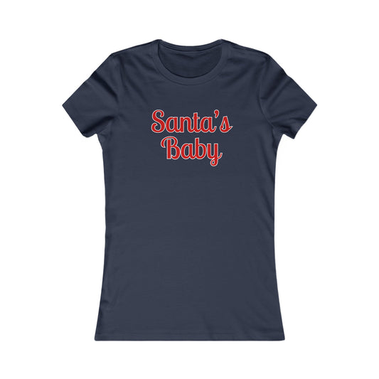 Santa's Baby Festive Tee - Cooliooli T-Shirt