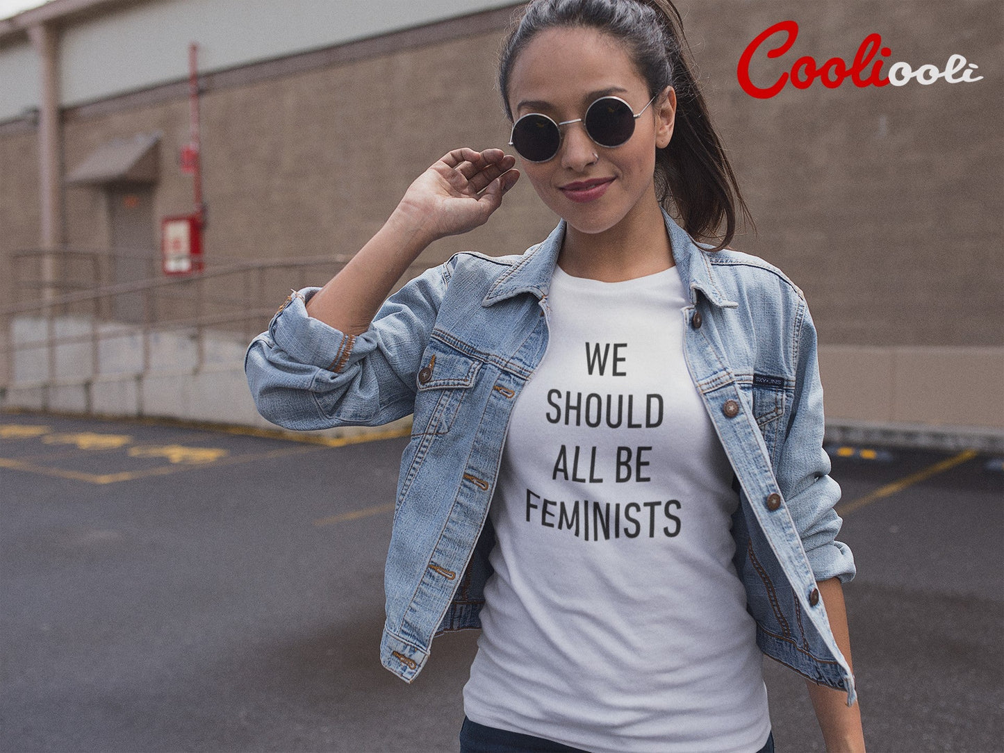 "We Should All Be Feminists" Insta Meme Phrase Tee - Cooliooli T-Shirt