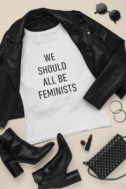 "We Should All Be Feminists" Insta Meme Phrase Tee - Cooliooli T-Shirt